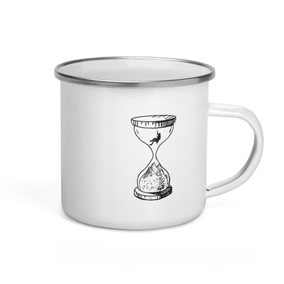 Time - Mountain - Climbing - Emaille Tasse klettern Default Title