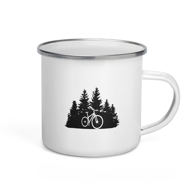 Trees - Cycling - Emaille Tasse fahrrad Default Title