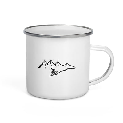 Mountain - Cycling (14) - Emaille Tasse fahrrad Default Title