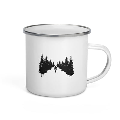Trees - Cycling - Emaille Tasse fahrrad Default Title