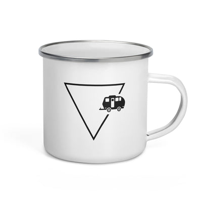 Triangle 1 And Camping - Emaille Tasse camping Default Title