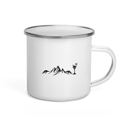 Wine - Mountain - Emaille Tasse berge Default Title