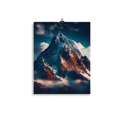 Berge und Nebel - Poster berge xxx 27.9 x 35.6 cm