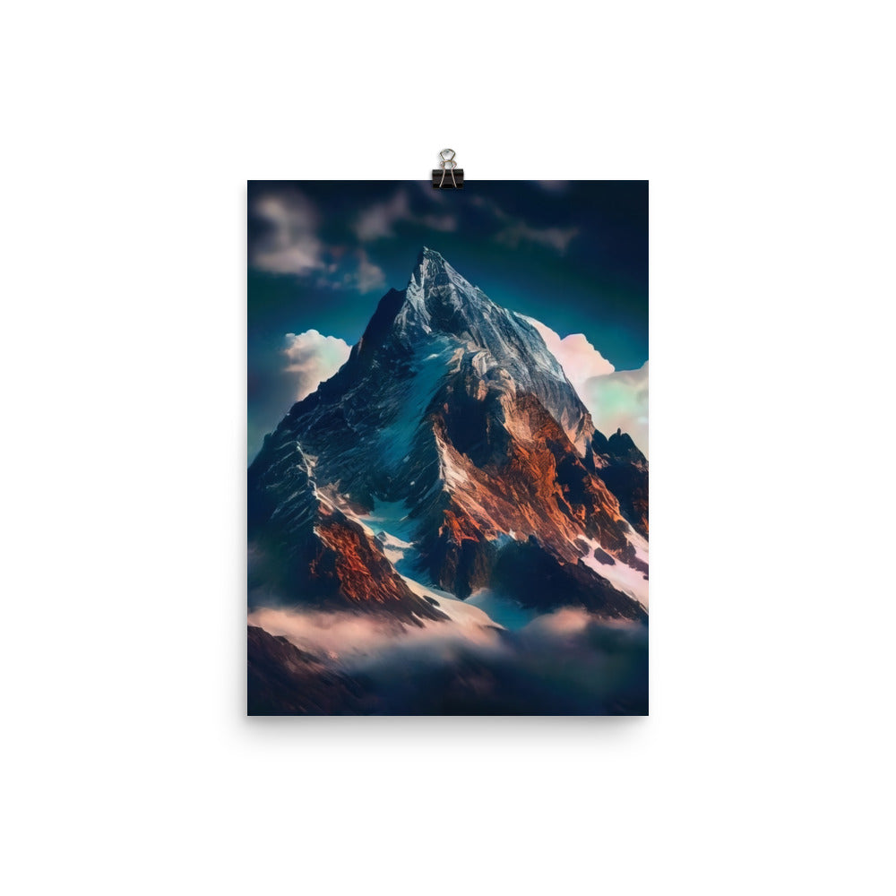 Berge und Nebel - Poster berge xxx 30.5 x 40.6 cm