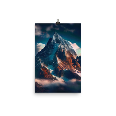 Berge und Nebel - Poster berge xxx 30.5 x 45.7 cm