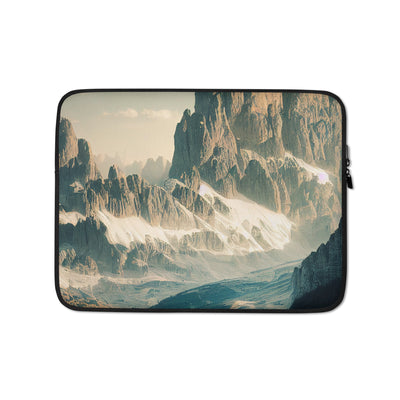 Dolomiten - Landschaftsmalerei - Laptophülle berge xxx 13″