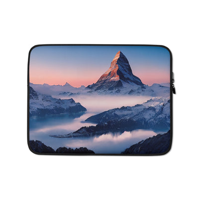 Matternhorn - Nebel - Berglandschaft - Malerei - Laptophülle berge xxx 13″