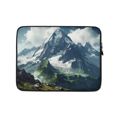 Gigantischer Berg - Landschaftsmalerei - Laptophülle berge xxx 13″