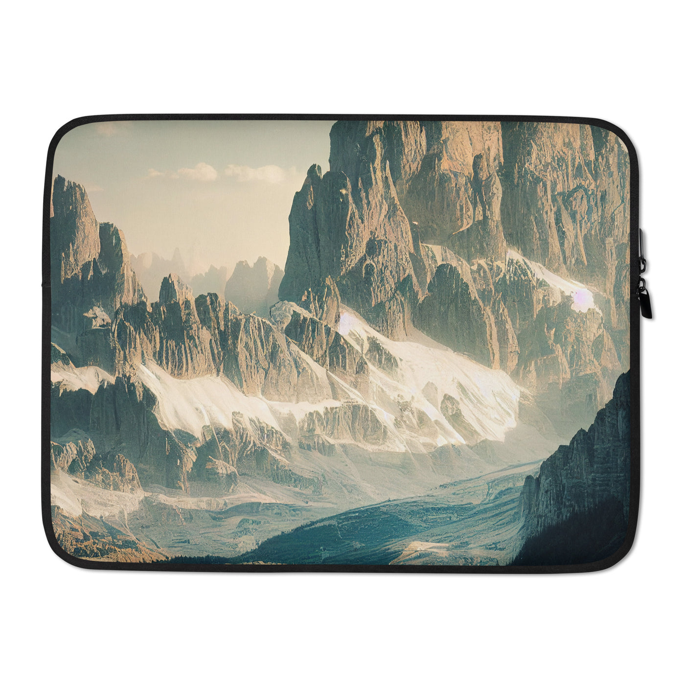 Dolomiten - Landschaftsmalerei - Laptophülle berge xxx 15″