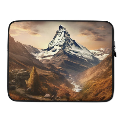 Matterhorn - Epische Malerei - Landschaft - Laptophülle berge xxx 15″