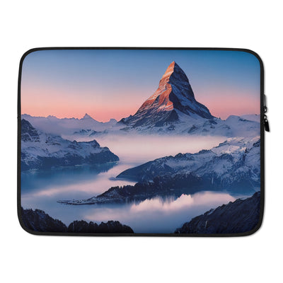 Matternhorn - Nebel - Berglandschaft - Malerei - Laptophülle berge xxx 15″