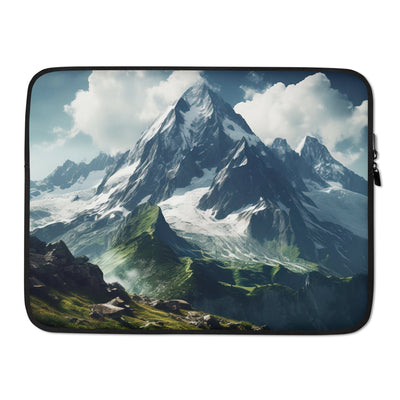 Gigantischer Berg - Landschaftsmalerei - Laptophülle berge xxx 15″