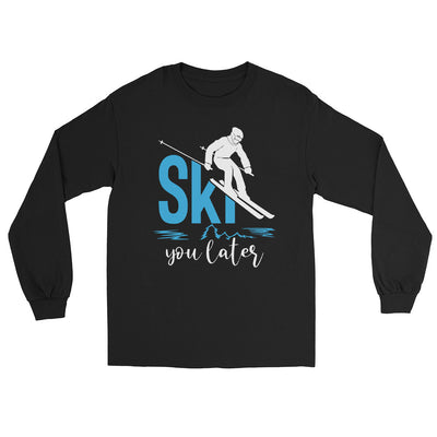 Ski you later - (S.K) - Herren Longsleeve klettern xxx yyy zzz Black