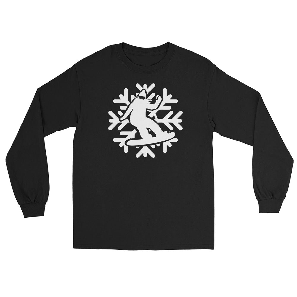 Snowflake - Snowboarding - Herren Longsleeve snowboarden xxx yyy zzz Black