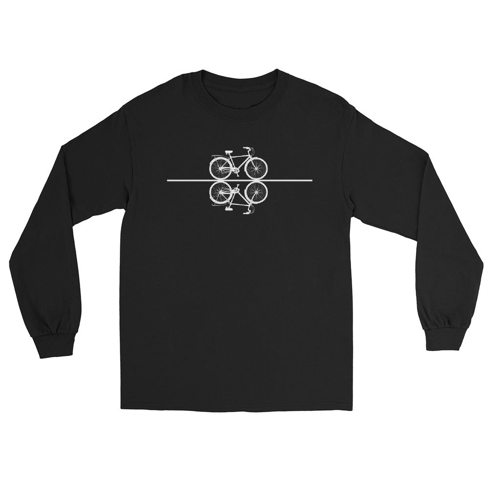 Gerade Linie - Radfahren - - Herren Longsleeve fahrrad xxx yyy zzz Black