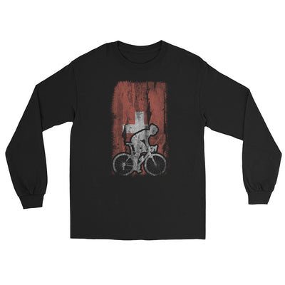 Schweizer Flagge 1 und Radfahren - Herren Longsleeve fahrrad xxx yyy zzz Black