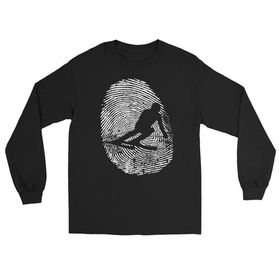 Thumb_Print_-_Skifahren_-_(SK) - Herren Longsleeve klettern ski xxx yyy zzz Black