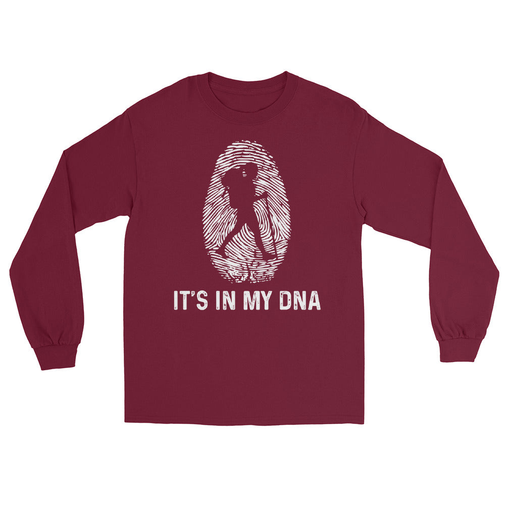 It's In My DNA 1 - Herren Longsleeve wandern xxx yyy zzz Maroon