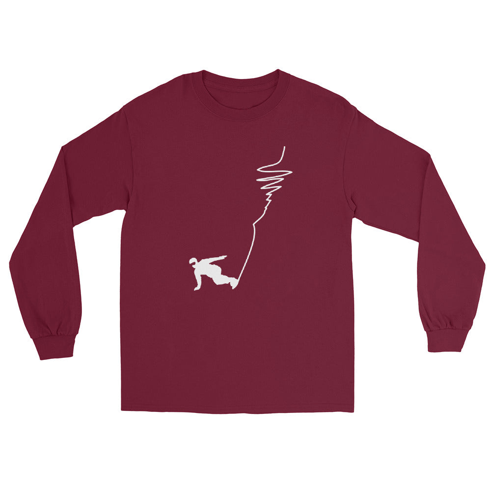 Snowboarding - (19) - Herren Longsleeve snowboarden xxx yyy zzz Maroon