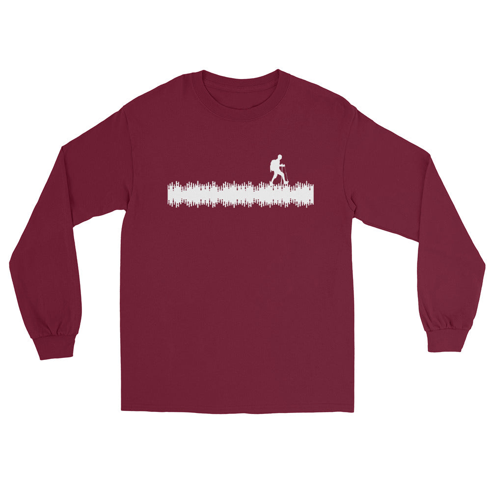 Schallwellen - Wandern - Herren Longsleeve wandern xxx yyy zzz Maroon