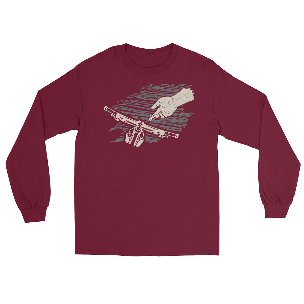 Stay with me - Herren Longsleeve fahrrad xxx yyy zzz Maroon