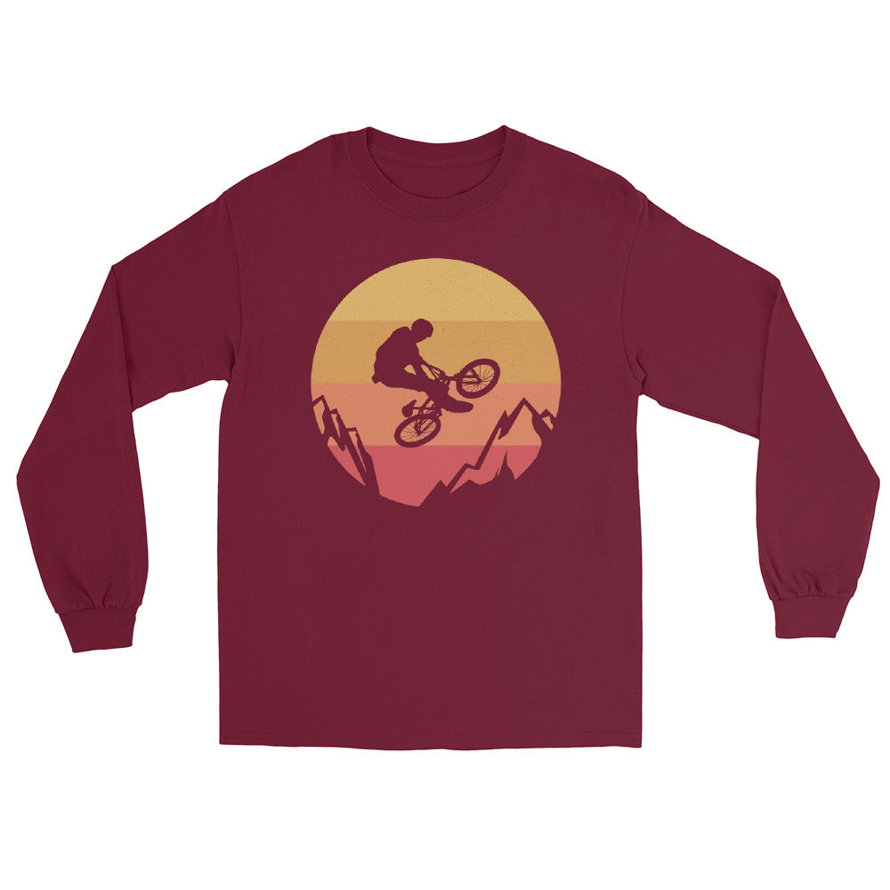 Stuntbiker_-_(M) - Herren Longsleeve xxx yyy zzz Maroon