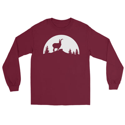 Sonne - Goat - Herren Longsleeve berge xxx yyy zzz Maroon