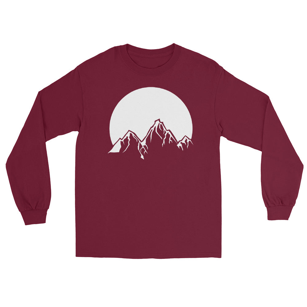 Sonne_-_Berge_-_(B) - Men's Long Sleeve Shirt | Gildan 2400 xxx yyy zzz Maroon