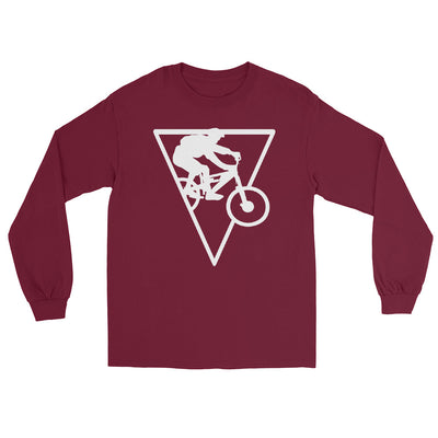 Dreieck - Radfahren - Herren Longsleeve fahrrad xxx yyy zzz Maroon