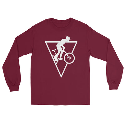 Dreieck - Radfahren - Herren Longsleeve fahrrad xxx yyy zzz Maroon