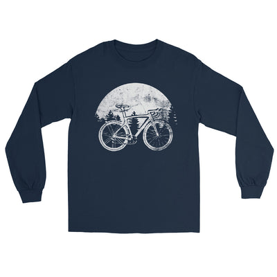 Sonne - Radfahren - - Herren Longsleeve fahrrad xxx yyy zzz Navy