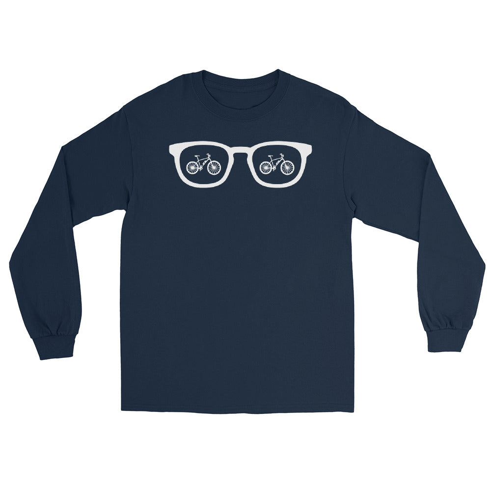 Sonnenbrille und E-Bike - Herren Longsleeve e-bike xxx yyy zzz Navy