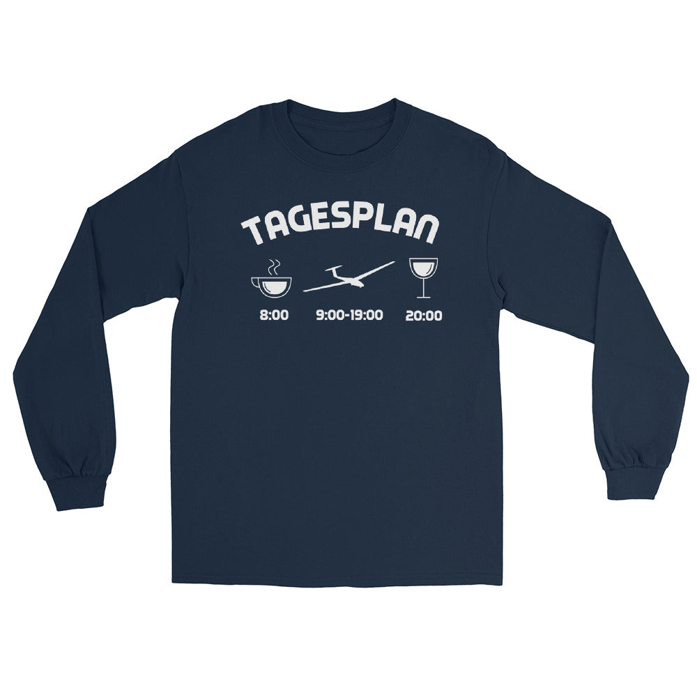 Tagesplan - Herren Longsleeve berge xxx yyy zzz Navy