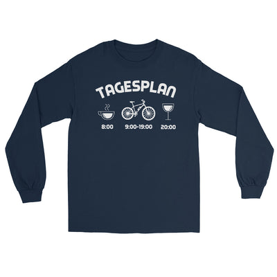 Tagesplan - Herren Longsleeve e-bike xxx yyy zzz Navy