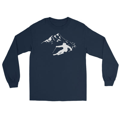 Tiefschnee Skier - Herren Longsleeve klettern ski xxx yyy zzz Navy