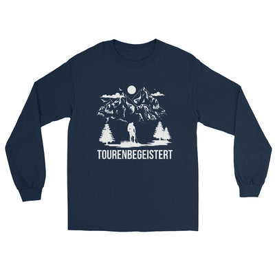 Tourenbegeisterung - Herren Longsleeve wandern xxx yyy zzz Navy