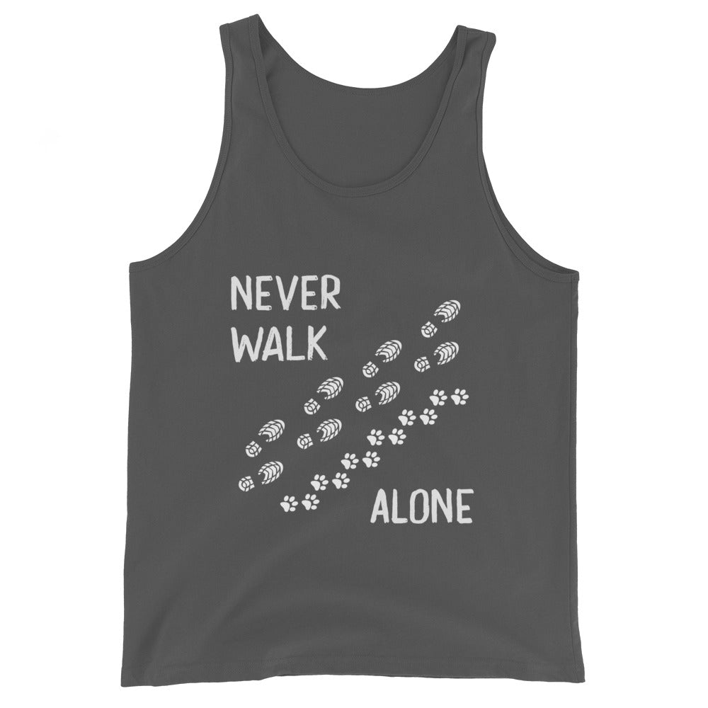 Never walk alone - Herren Tanktop wandern Asphalt