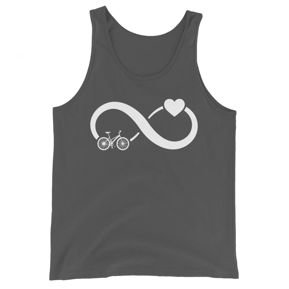 Infinity Heart and Cycling - Herren Tanktop fahrrad xxx yyy zzz Asphalt