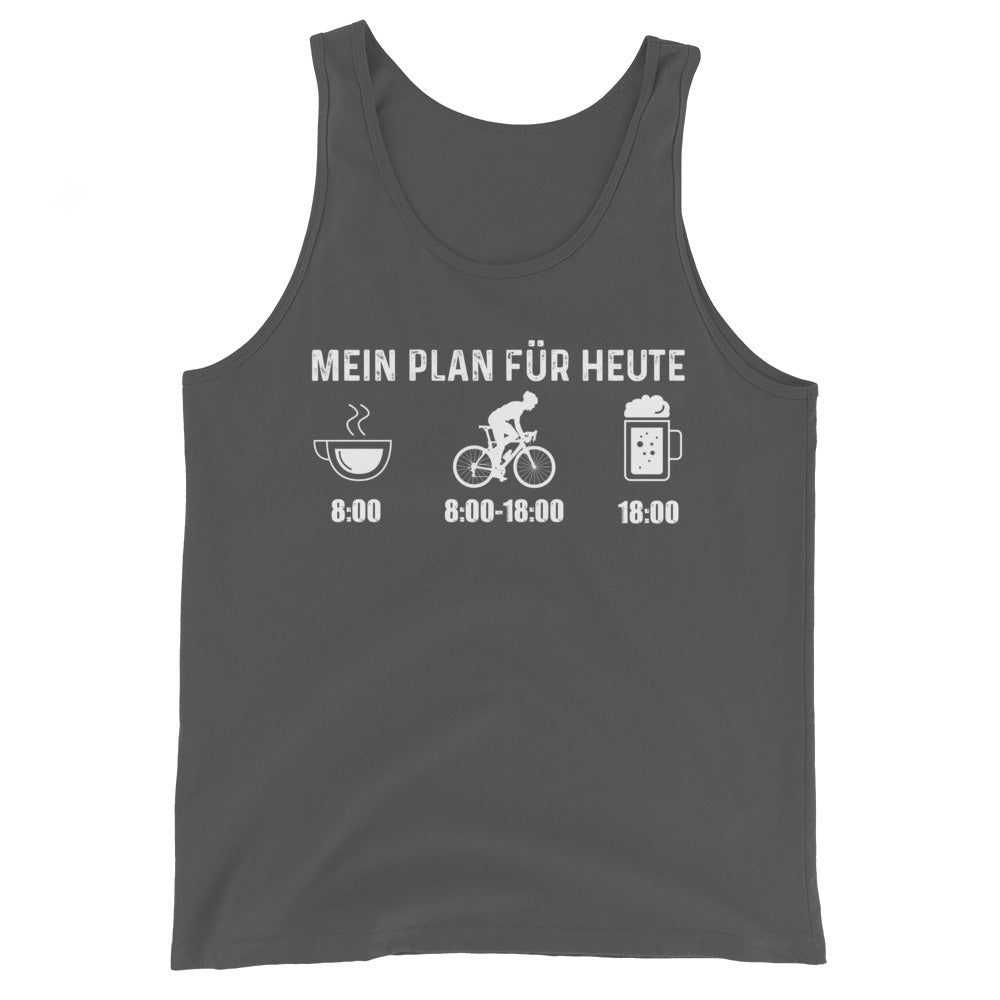 Mein Plan Für Heute 1 - Herren Tanktop fahrrad xxx yyy zzz Asphalt