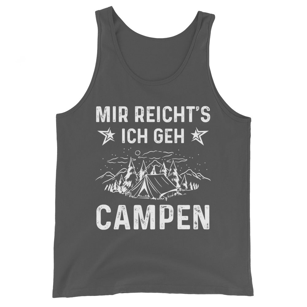 Mir Reicht's Ich Gen Campen - Herren Tanktop camping xxx yyy zzz Asphalt