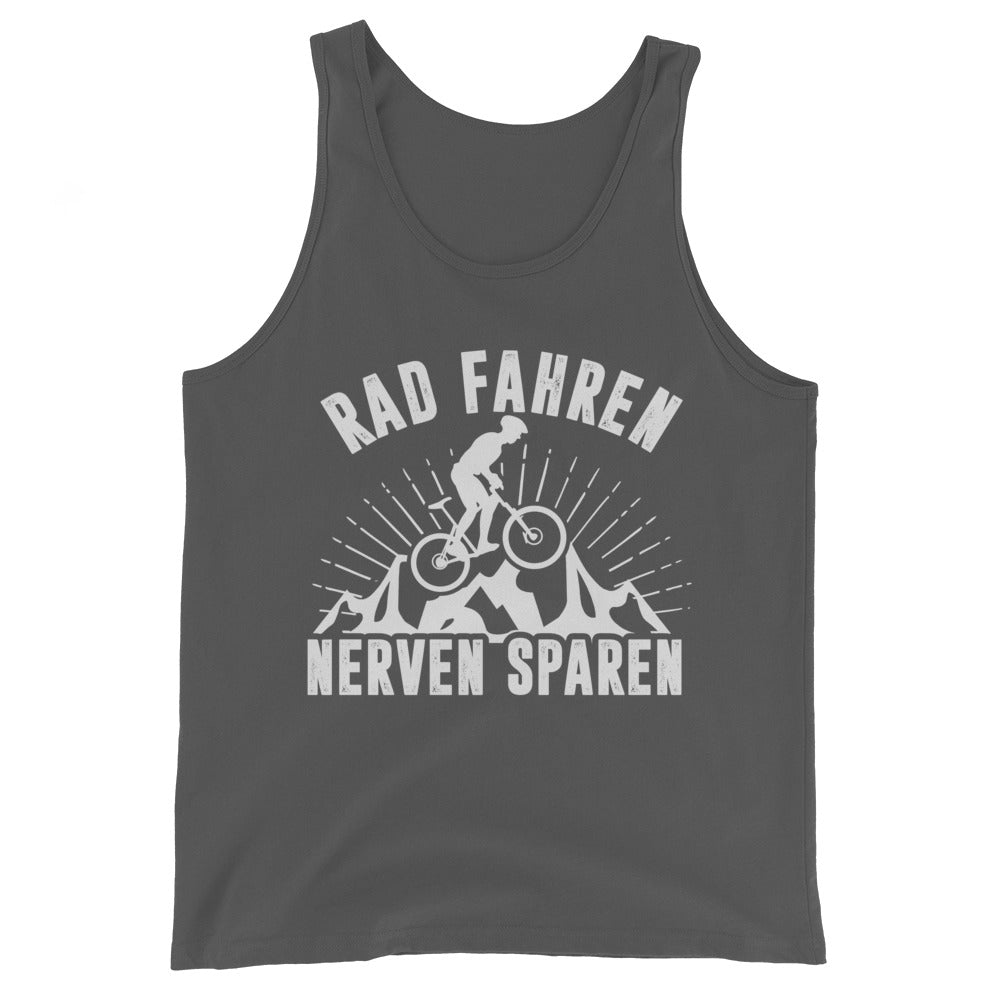 Rad fahren Nerven sparen - Herren Tanktop fahrrad xxx yyy zzz Asphalt