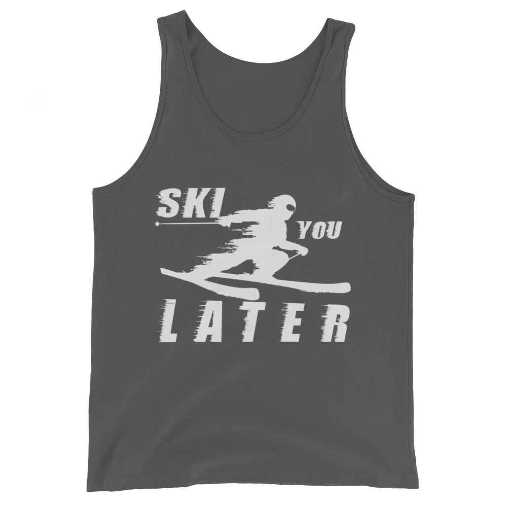 Ski you Later - Herren Tanktop klettern ski xxx yyy zzz Asphalt