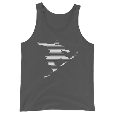 Snowboarding - Herren Tanktop snowboarden xxx yyy zzz Asphalt