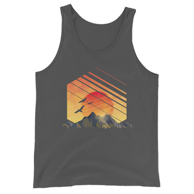 Sonnenaufgang Alpen - Herren Tanktop berge xxx yyy zzz Asphalt