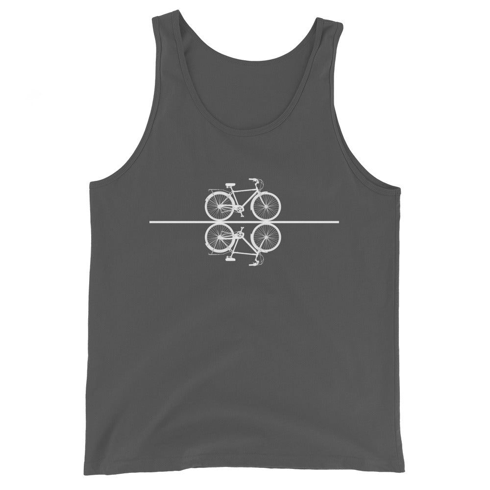 Gerade_Linie_-_Radfahren_-_(F) - Herren Tanktop fahrrad xxx yyy zzz Asphalt