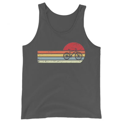 Sonne und Retro Linies - E-Bike - (E) - Men’s Staple Tank Top | Bella + Canvas 3480 xxx yyy zzz Asphalt