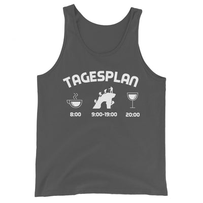 Tagesplan - (K) - Herren Tanktop klettern xxx yyy zzz Asphalt