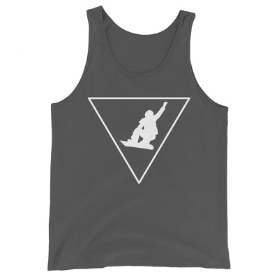 Dreieck und Snowboarding - Herren Tanktop snowboarden xxx yyy zzz Asphalt