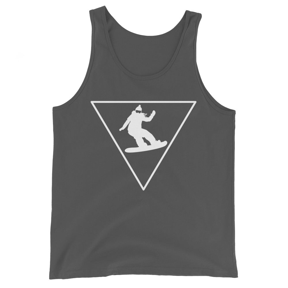 Dreieck und Snowboarding - Herren Tanktop snowboarden xxx yyy zzz Asphalt