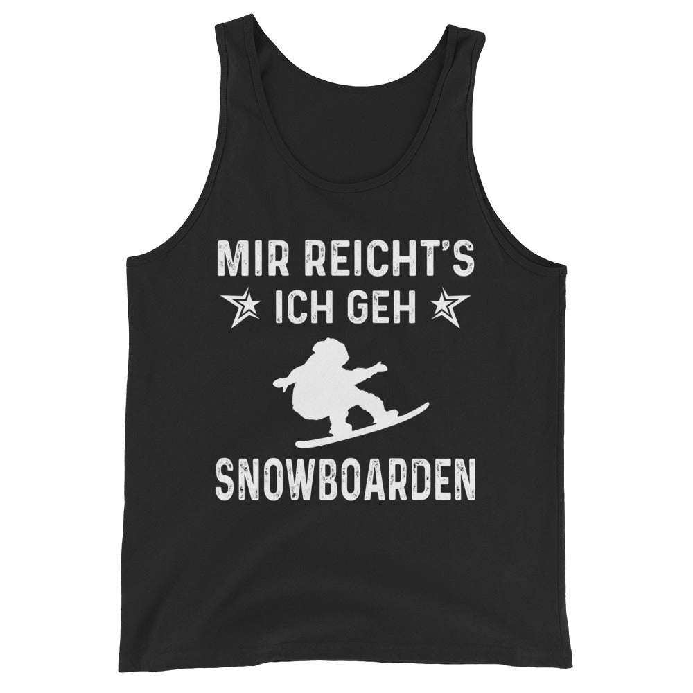 Mir Reicht's Ich Gen Snowboarden - Herren Tanktop snowboarden xxx yyy zzz Black